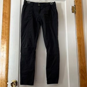 Prana Black Slim Cargo-Style Skinny Pants